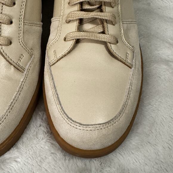 Want Les Essentiels Mens US 11 Beige leather sneaker made in Portugal main image 10